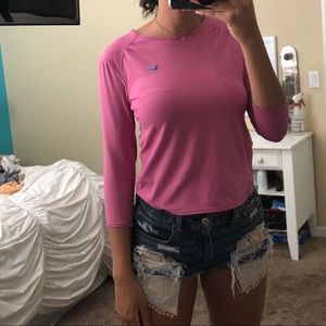 pink nike top